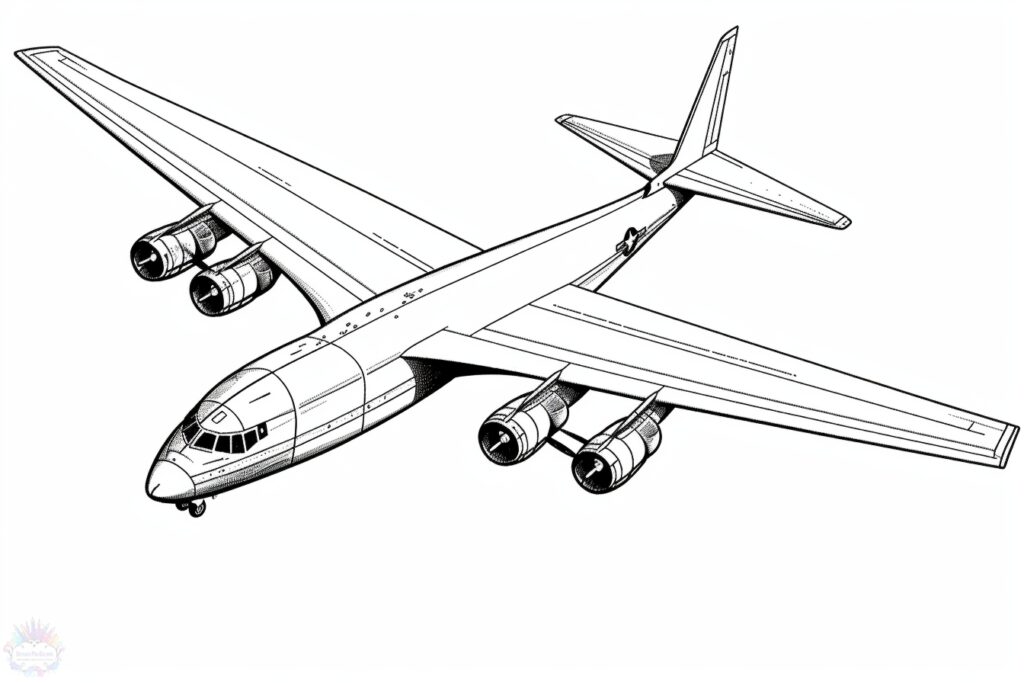 Airplane Coloring Pages