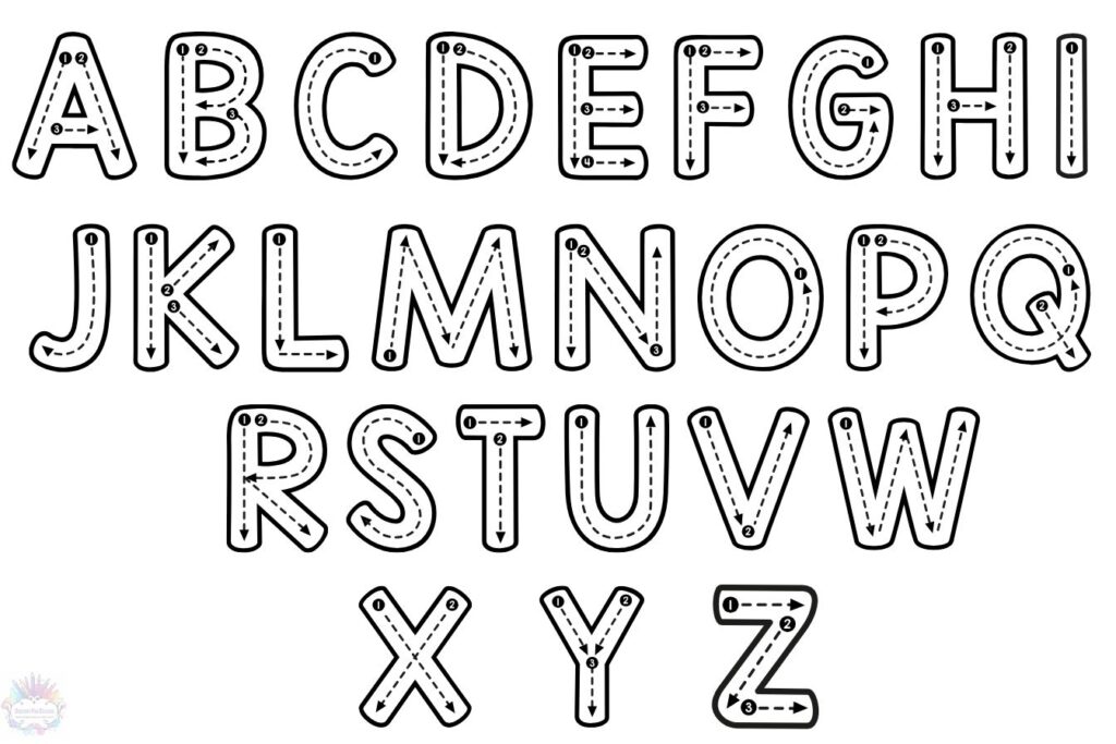 Alphabet Coloring Pages - Coloring Pages