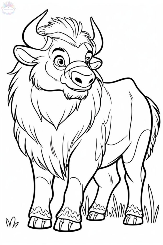 American Bison Coloring Pages