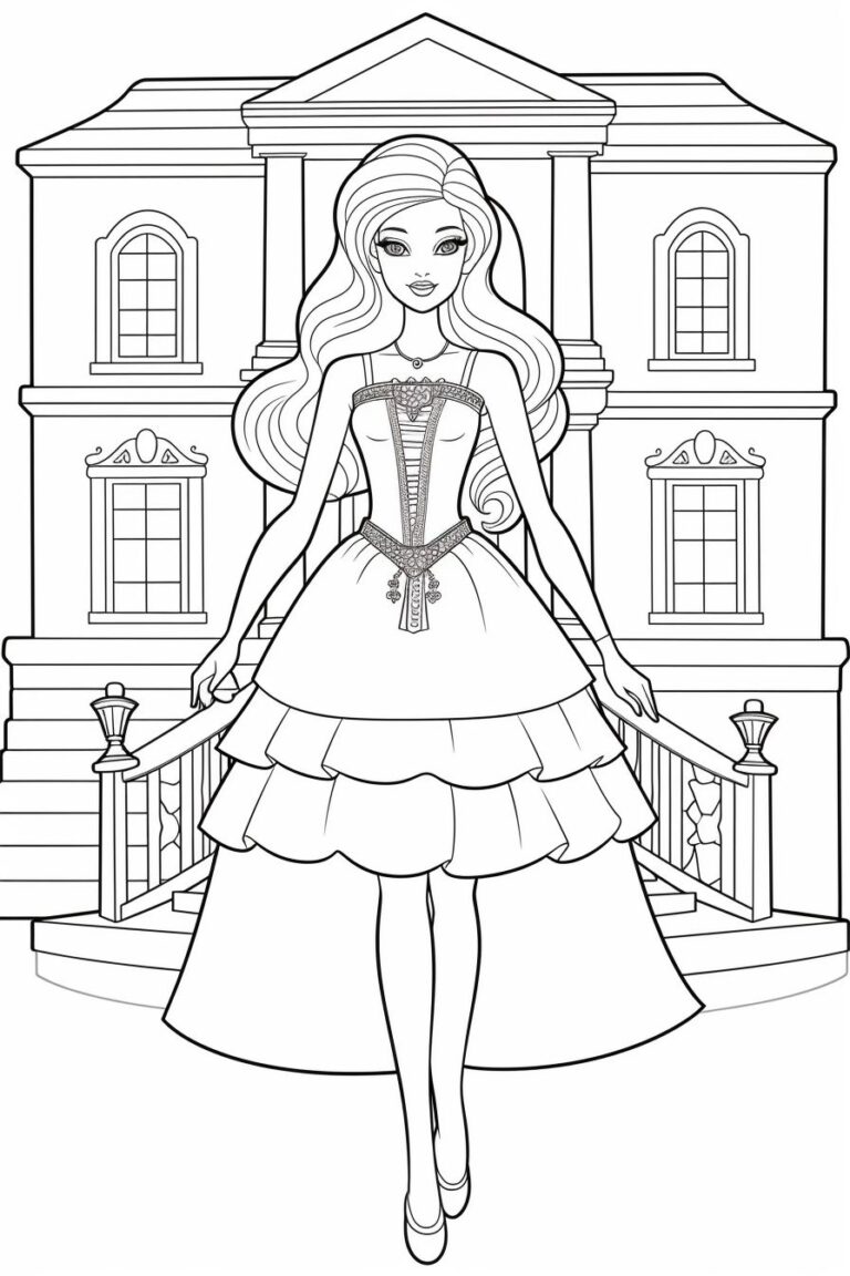 Barbie Coloring Pages