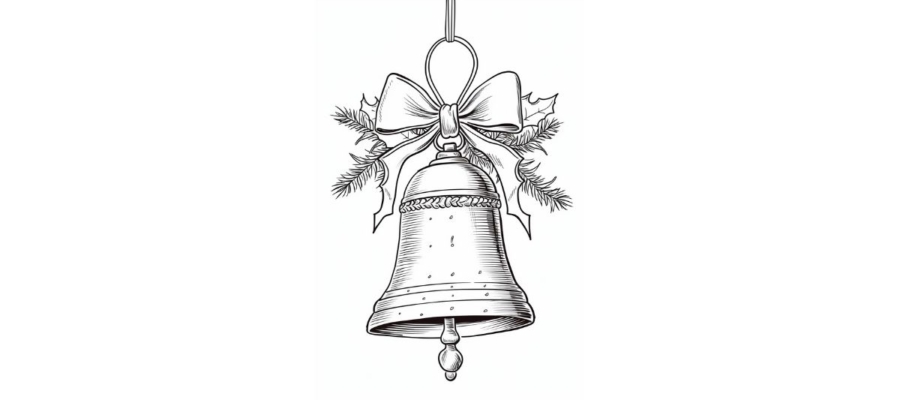 Christmas Bell Coloring Pages