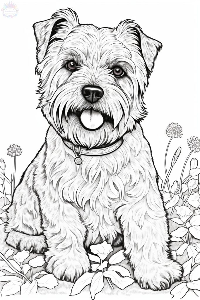 Cairn Terrier Dog Coloring Pages