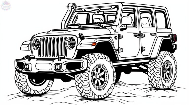 Cars Coloring Pages + 290 FREE Drawings To Print And Color