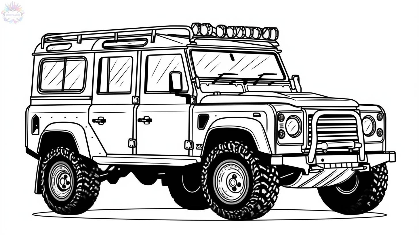 Cars Coloring Pages + 290 FREE Drawings To Print And Color