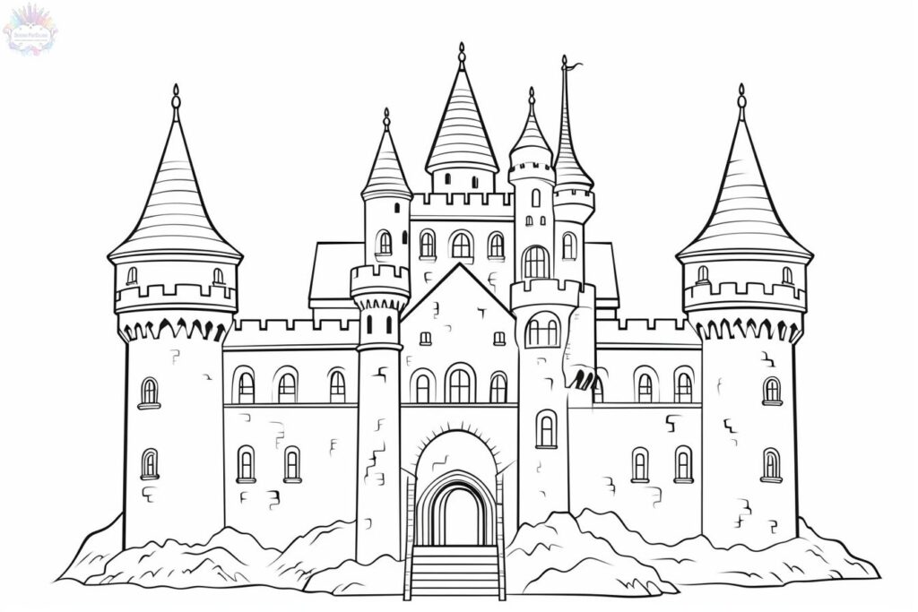Castle Coloring Pages