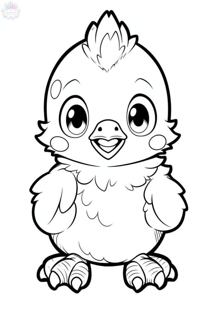 Chick Coloring Pages