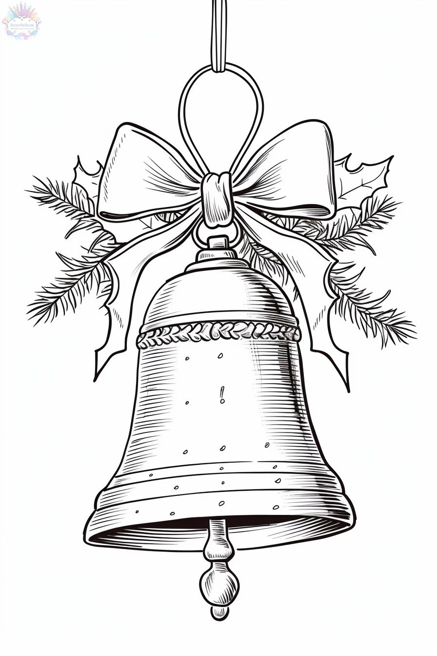 Christmas Bell Drawing, Snowflakes bell, food, computer png | PNGEgg