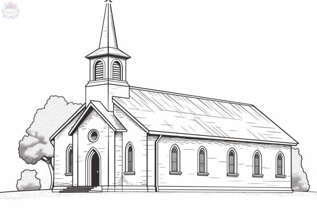 Church Coloring Pages