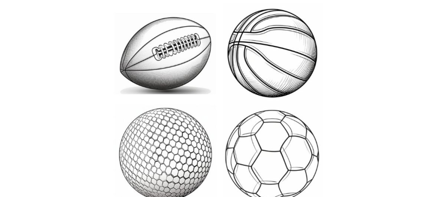 Balls Coloring Pages