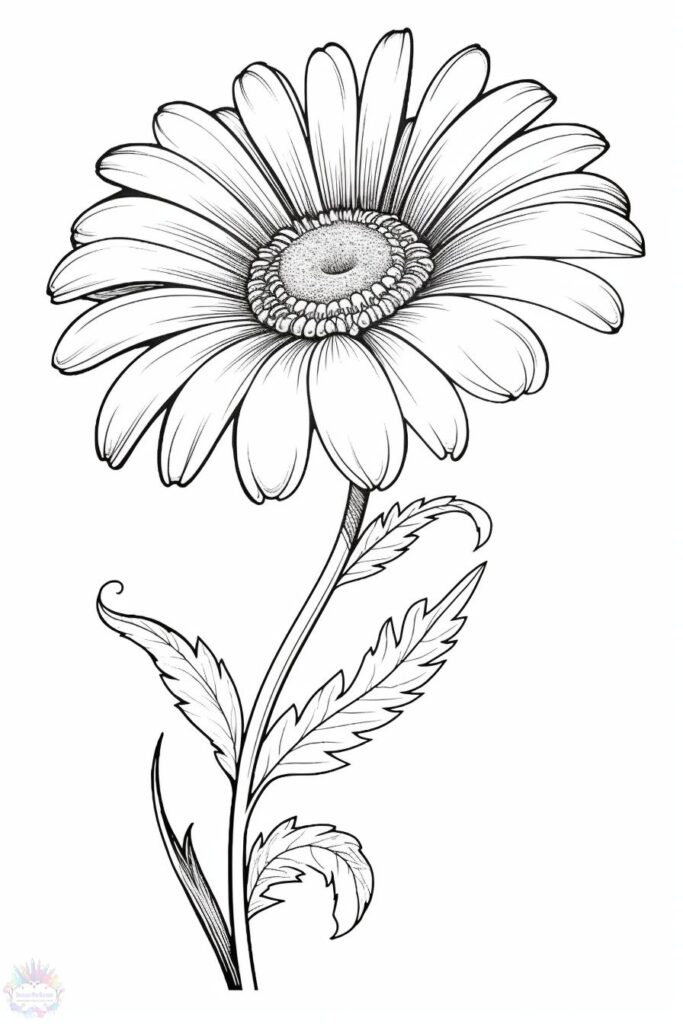Daisy Coloring Pages