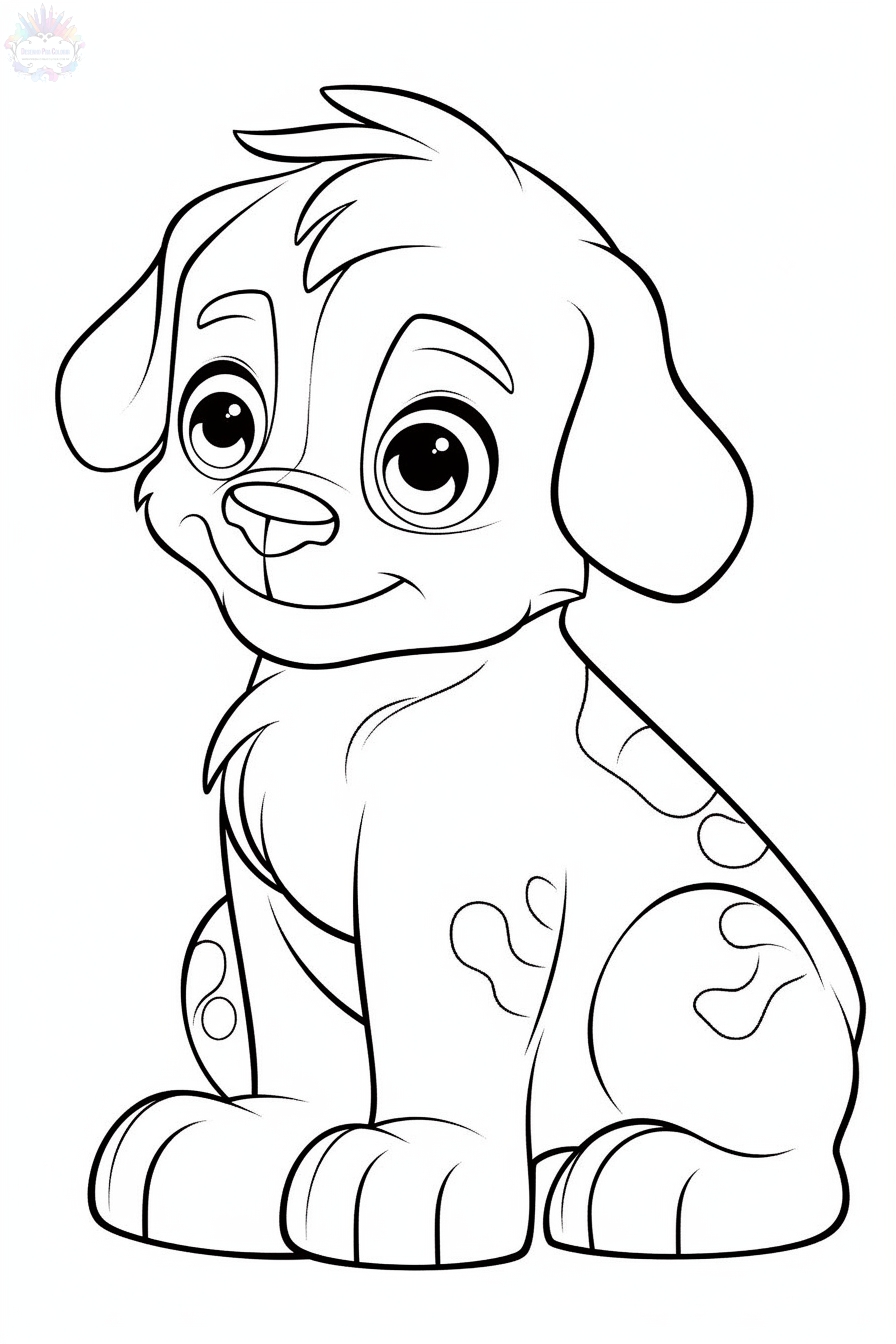 Dog Coloring Pages + 100 Cute Images to Print