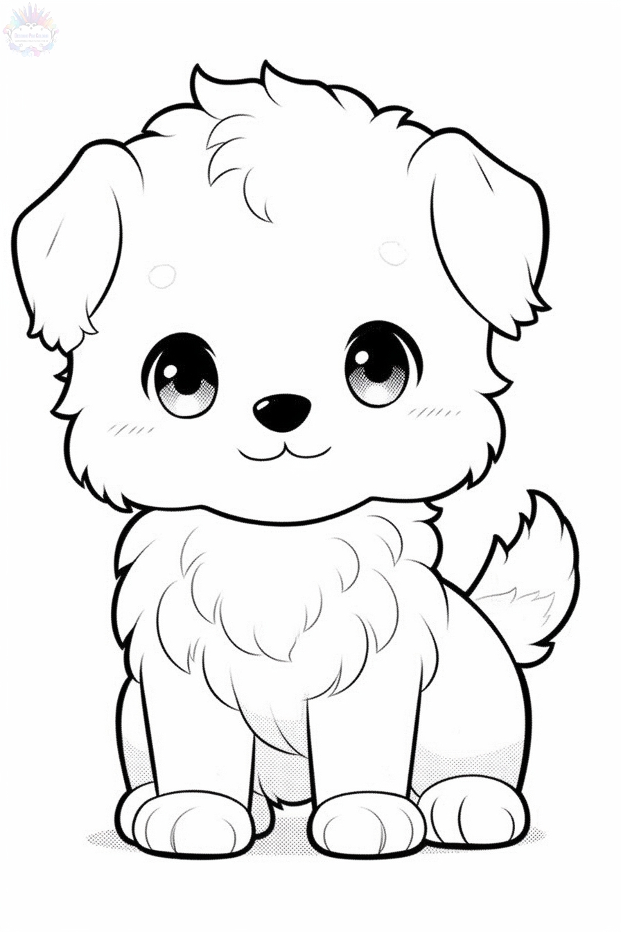Dog Coloring Pages + 100 Cute Images to Print