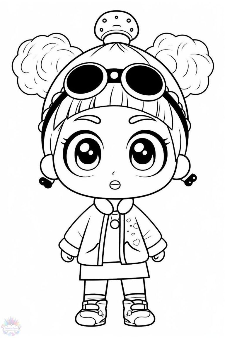 Dolls Coloring Pages