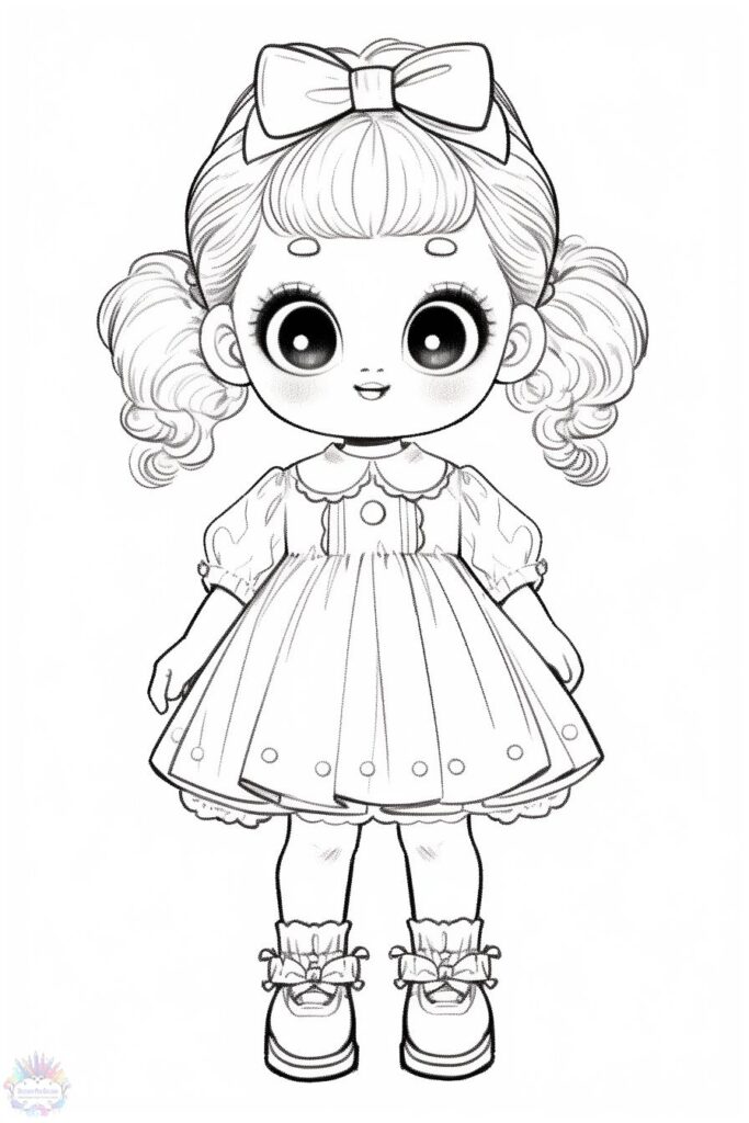 Doll Coloring Pages