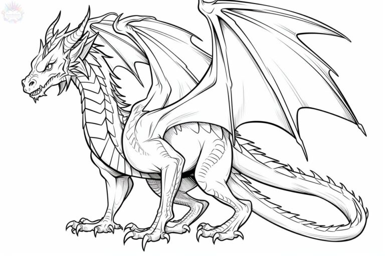 Dragon Coloring Pages - Coloring Pages