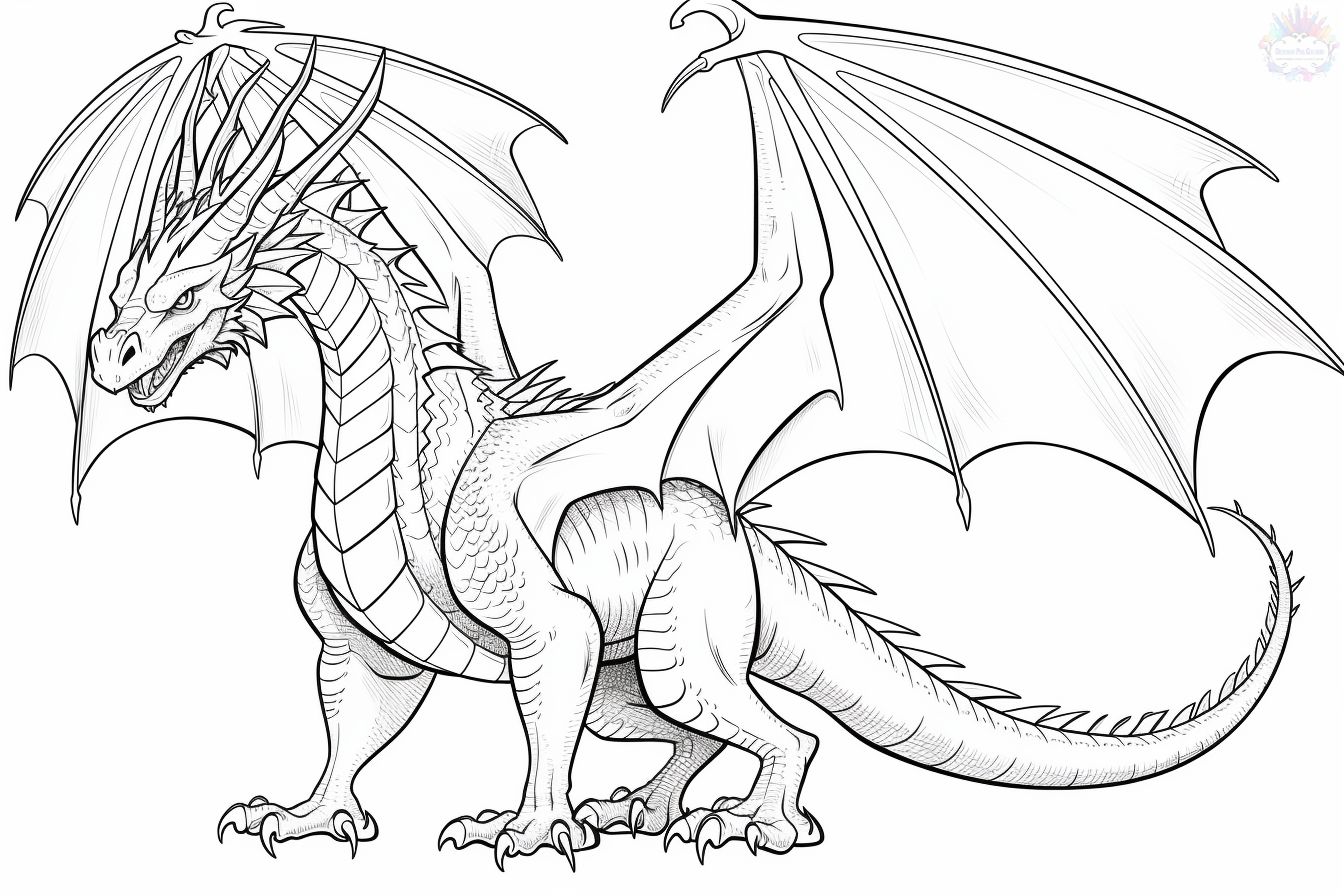 Dragon Coloring Pages - Coloring Pages