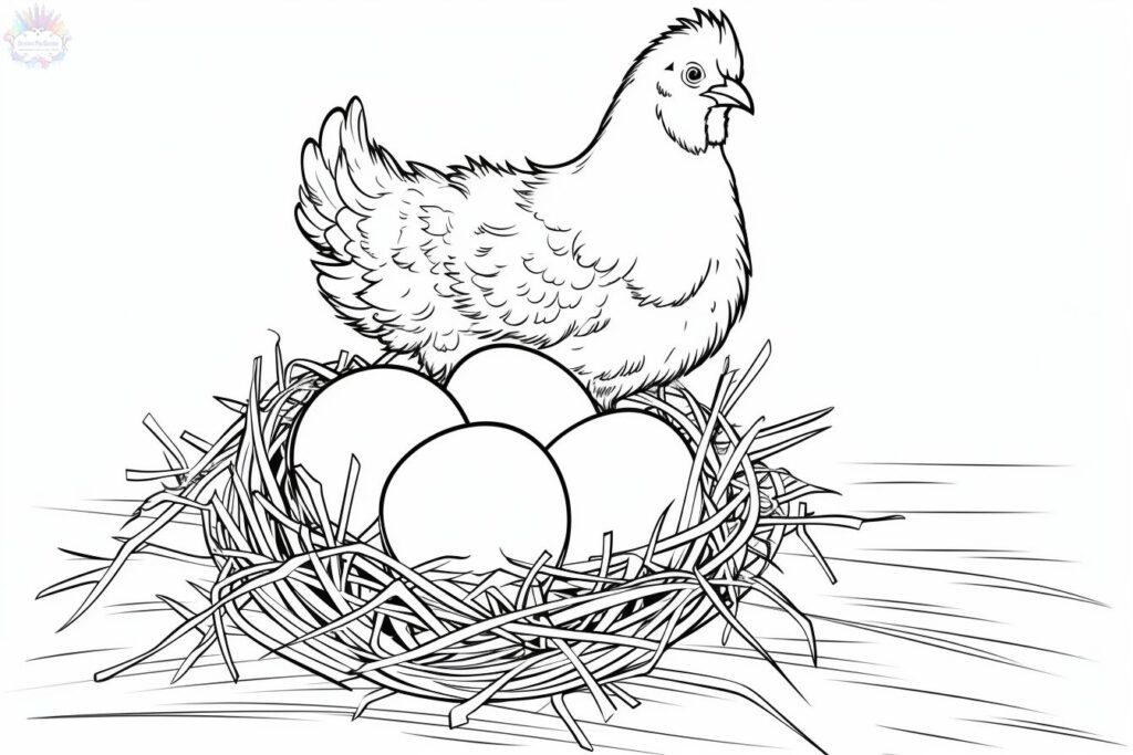 Egg Coloring Pages