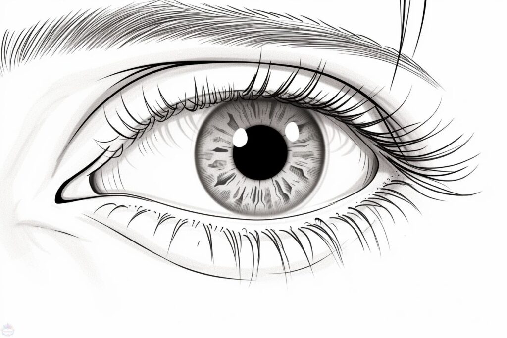 Eyes Coloring Pages