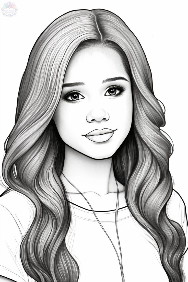 Faces Coloring Pages