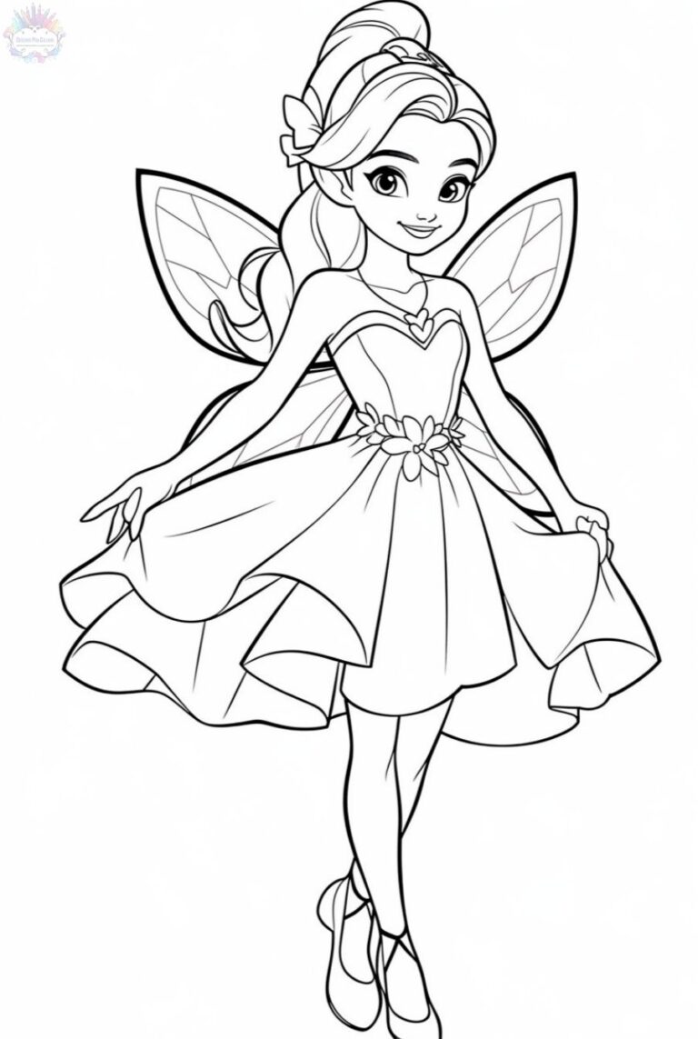 Fairy Coloring Pages