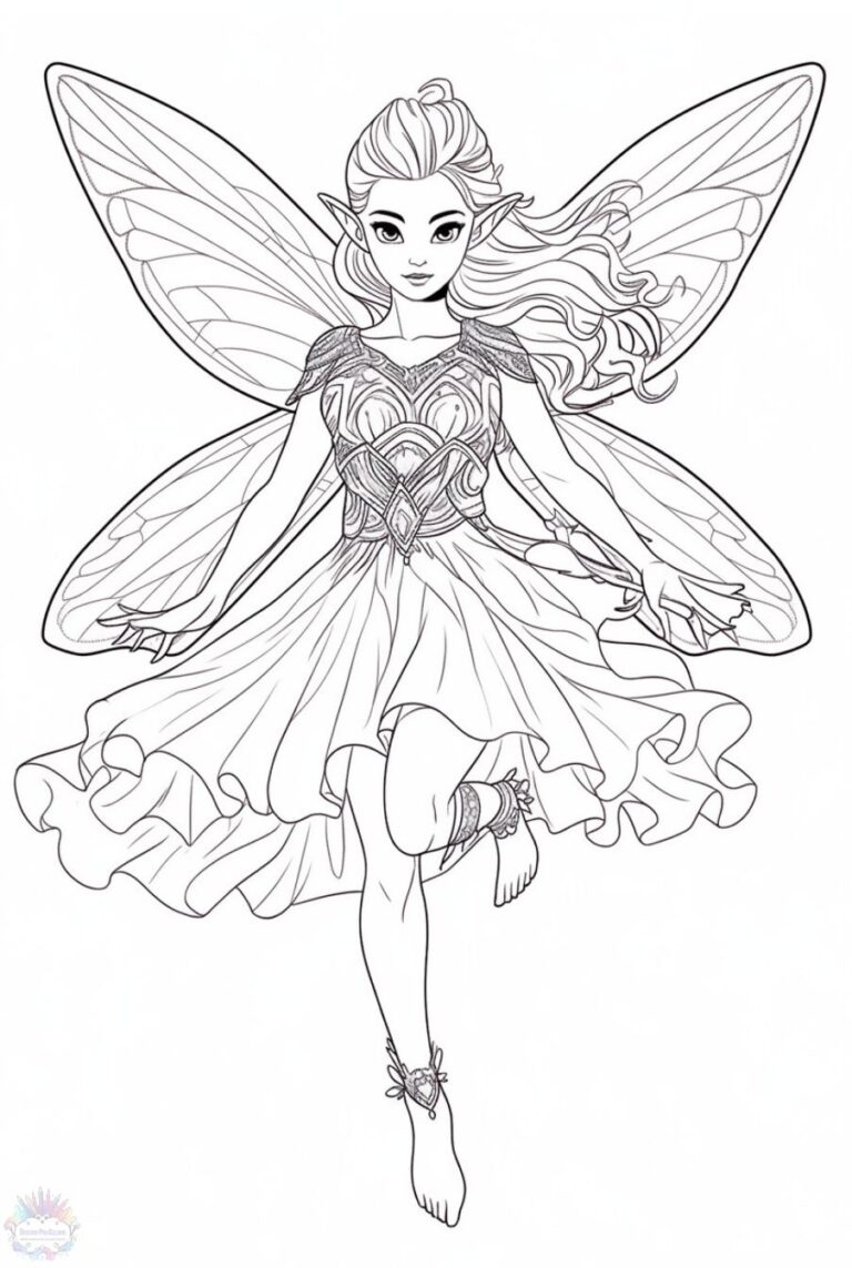 Fairy Coloring Pages