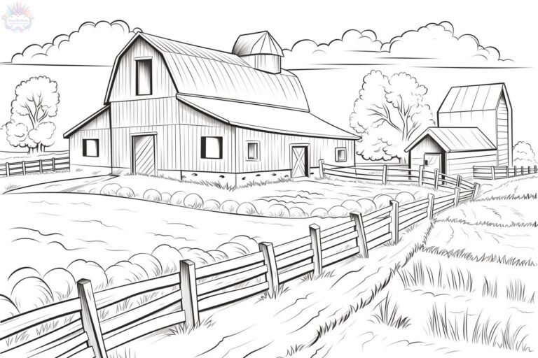 Farm Coloring Pages - Coloring Pages