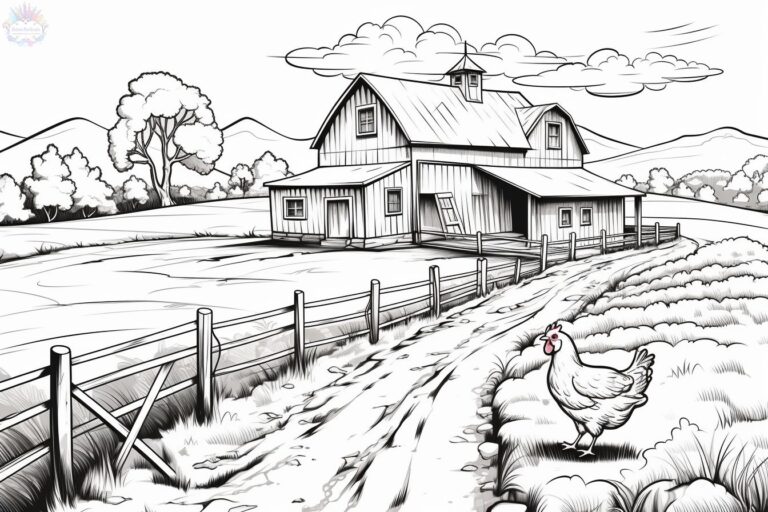 Farm Coloring Pages - Coloring Pages