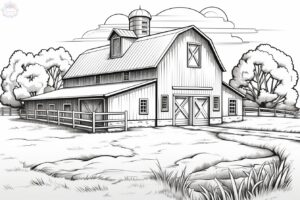 Farm Coloring Pages - Coloring Pages