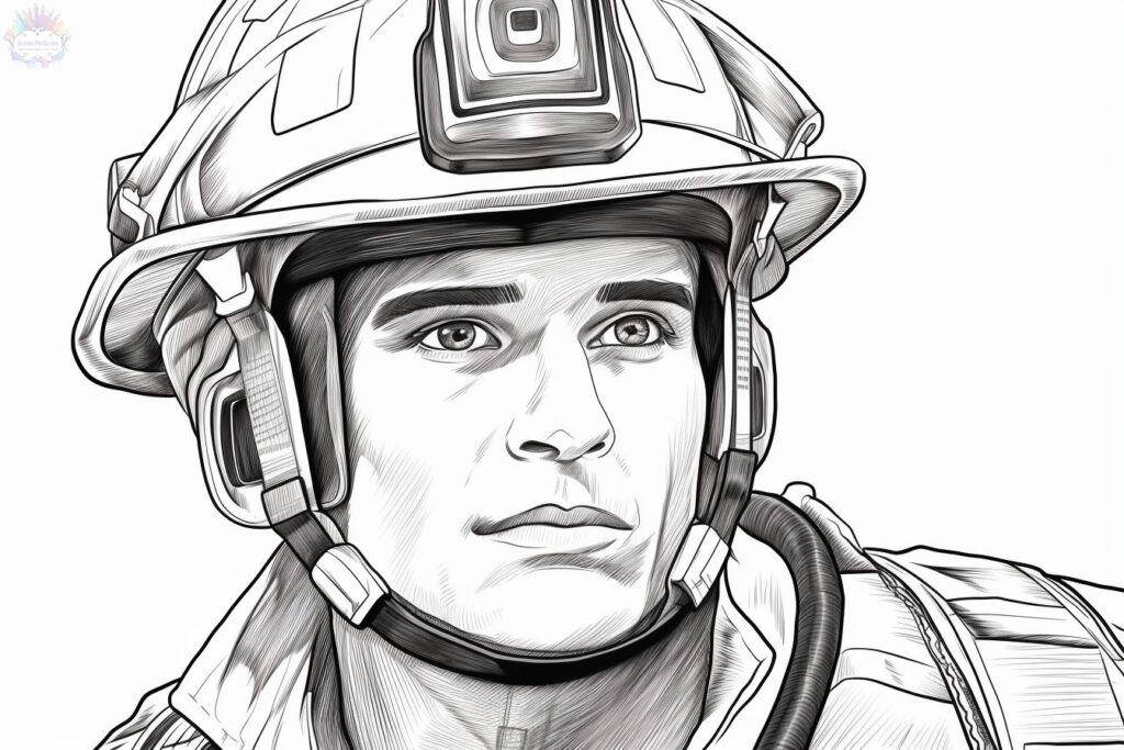 Firefighter Coloring Pages