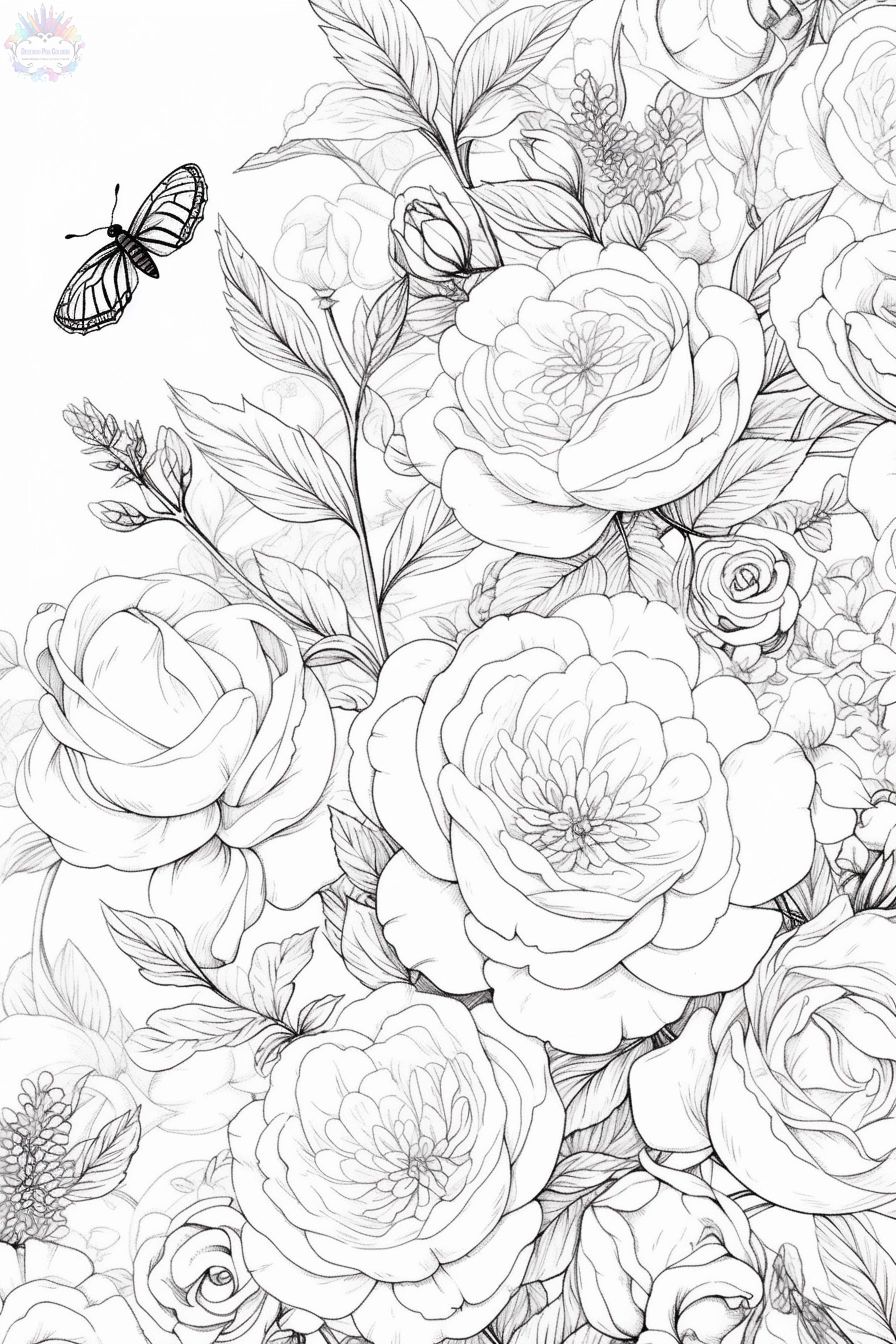 Flowers Coloring Pages