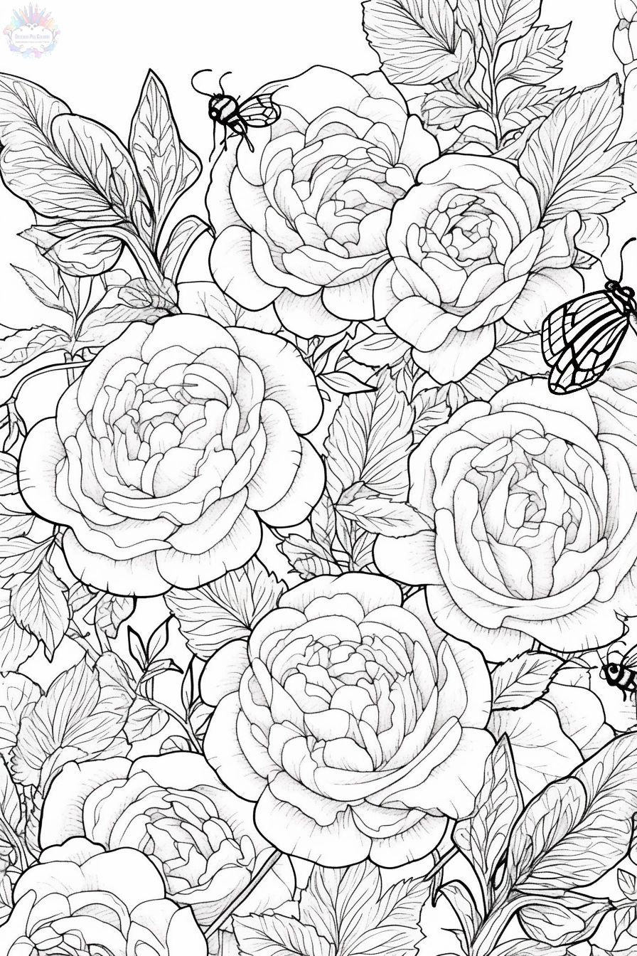 Flowers Coloring Pages