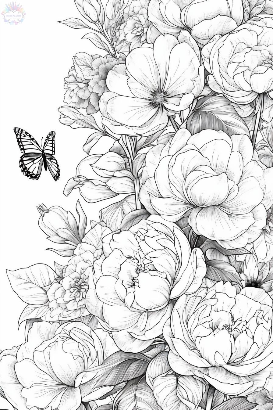 Flowers Coloring Pages