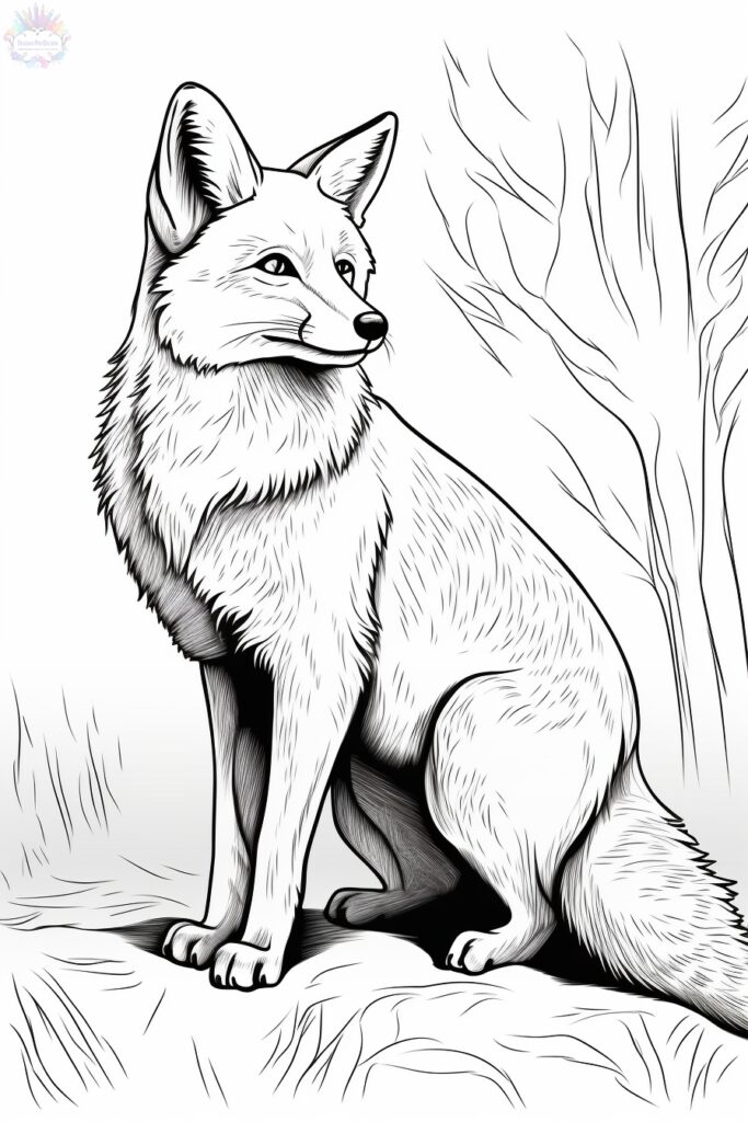 Fox Coloring Pages