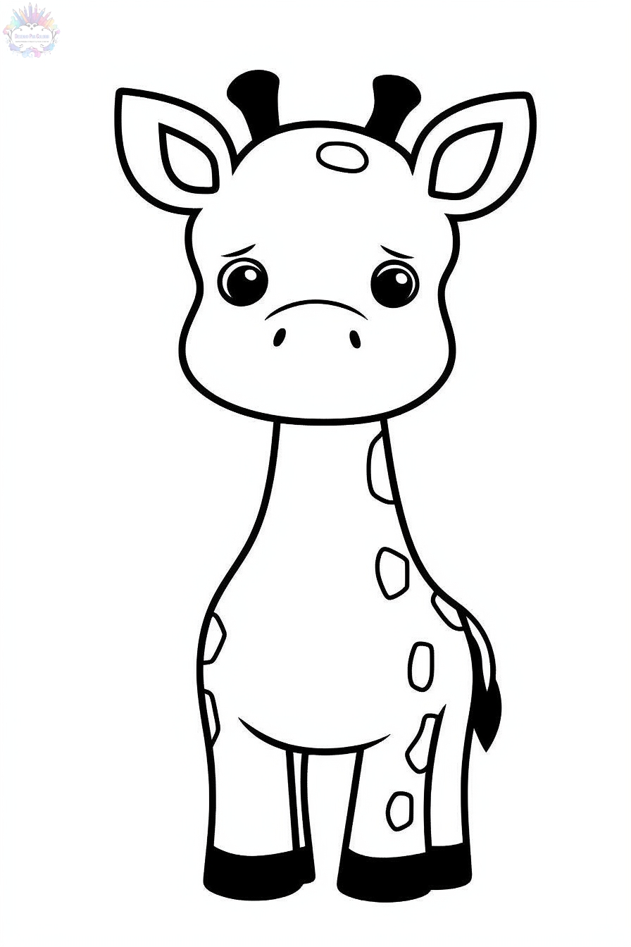 Giraffe Coloring Pages