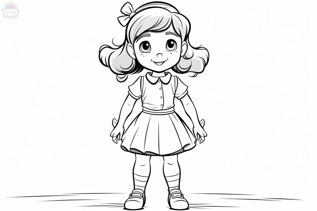 Girls Coloring Pages