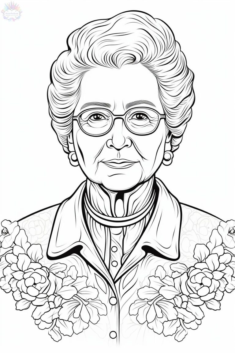 Grandma Coloring Pages - Coloring Pages