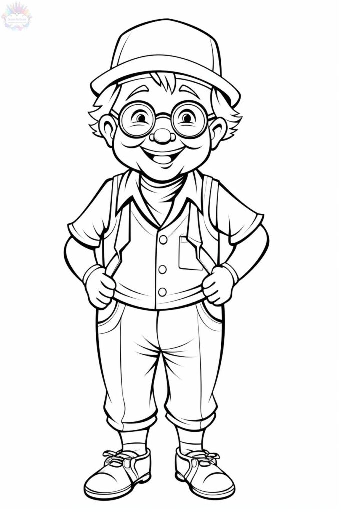 Grandpa Coloring Pages