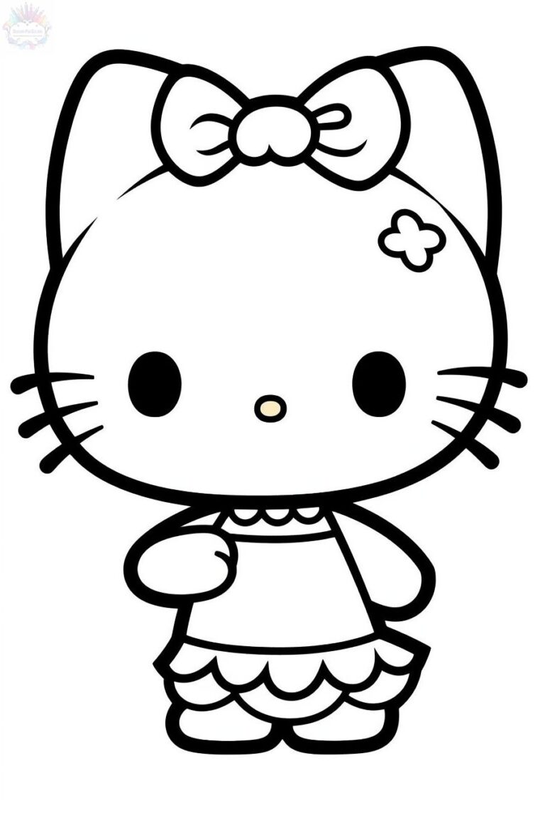 Hello Kitty Coloring Pages + 90 FREE Drawings To Print And Color