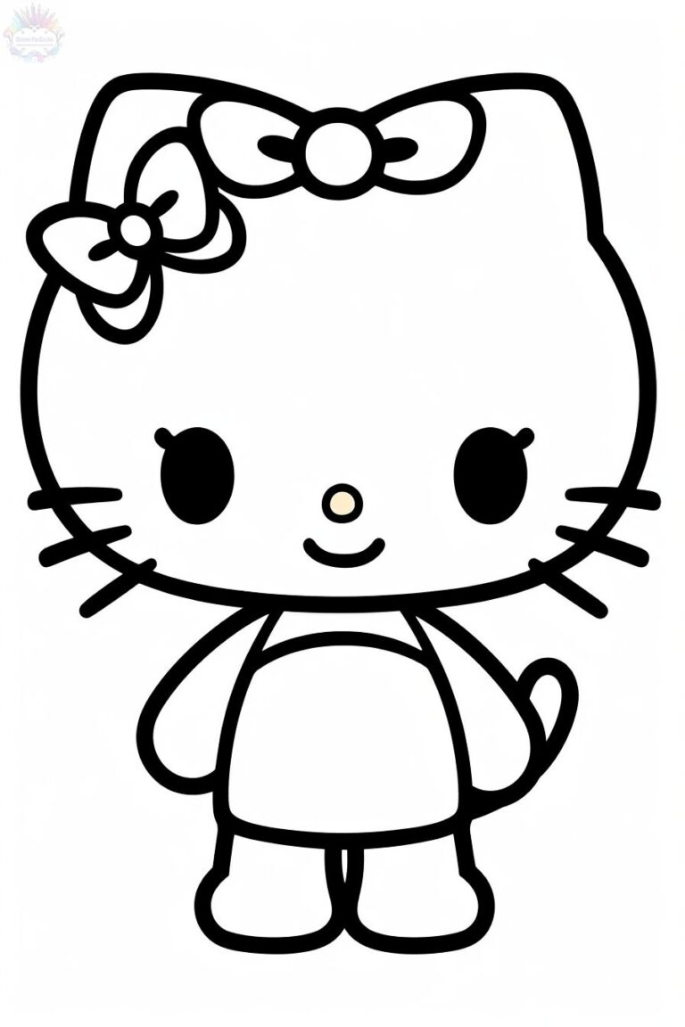 Hello Kitty Coloring Pages + 90 FREE Drawings To Print And Color