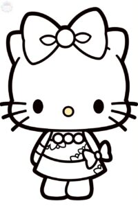 Hello Kitty Coloring Pages + 90 FREE Drawings To Print And Color