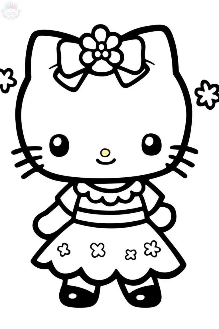 Hello Kitty Coloring Pages + 90 FREE Drawings To Print And Color