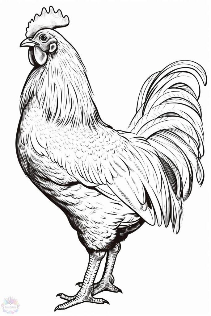 Hen Coloring Pages