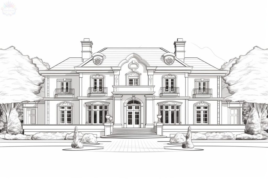 Houses Coloring Pages