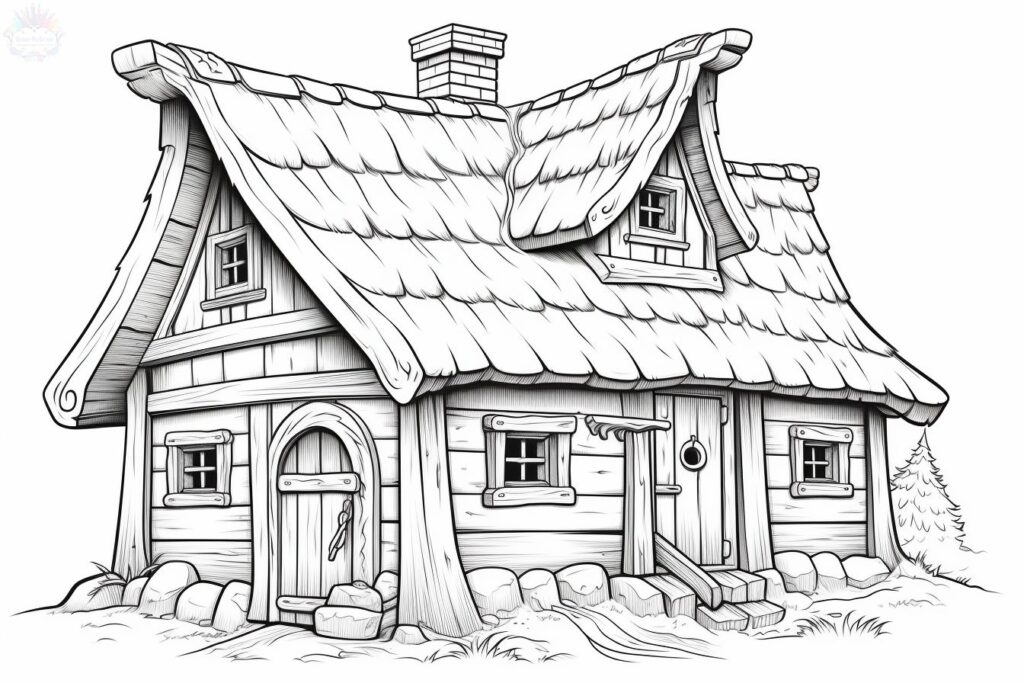 Houses Coloring Pages