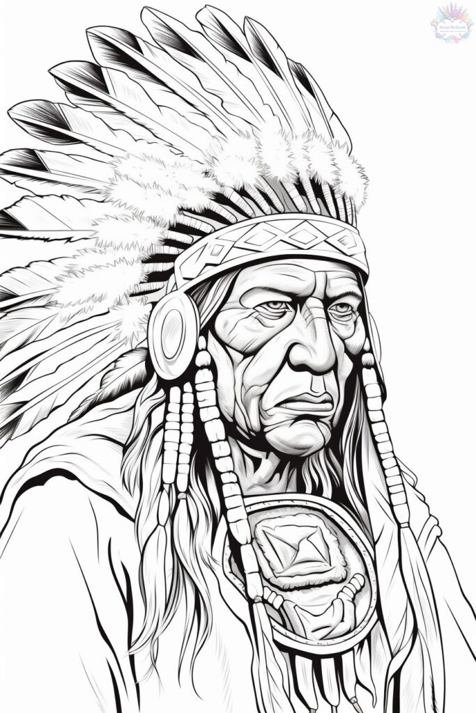 Indians Coloring Pages