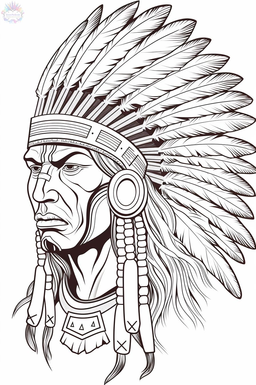 Indians Coloring Pages - Coloring Pages