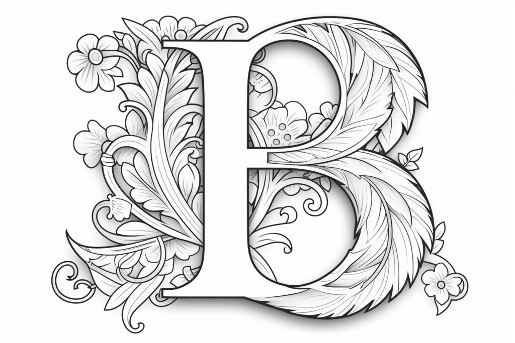 Letters Coloring Pages