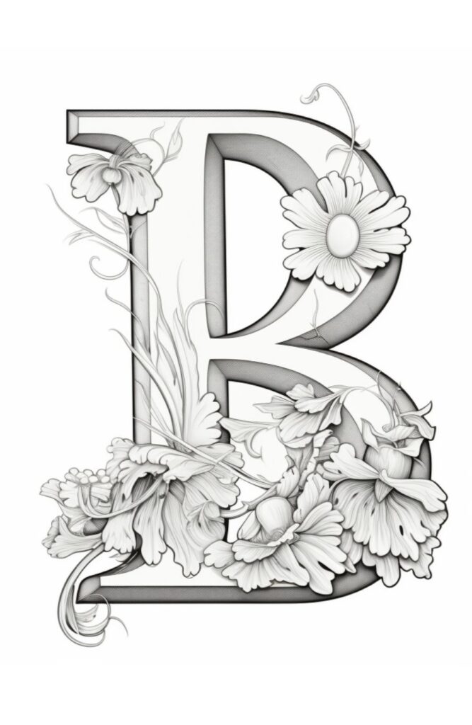 Letters Coloring Pages