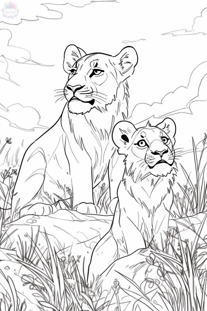 Lion Coloring Pages