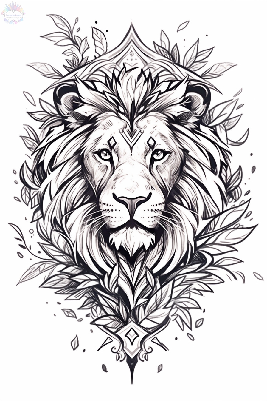 Lion Coloring Pages